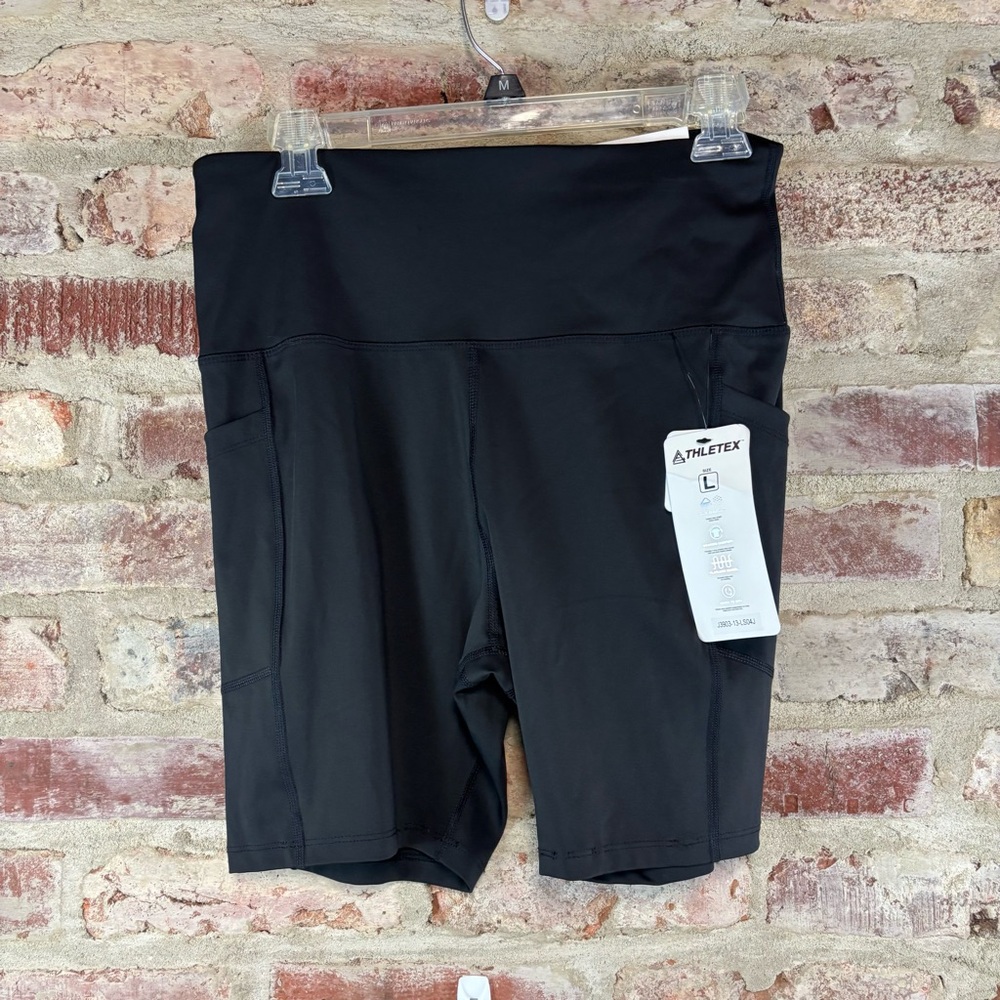 Athletex workout bike shorts large NWT